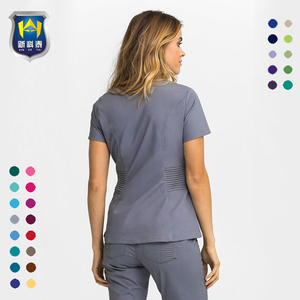 All'ingrosso personalizzato Comfort salone uniforme per capelli Make up per Nail Artist professione uniformi ospitalità - Product Image 2