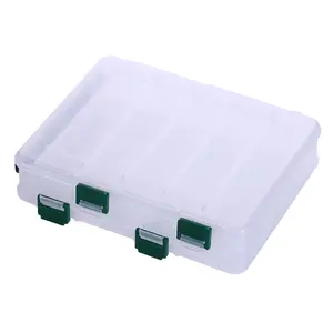 Double Sided 5 Grid Plastic Fishing Lure Box