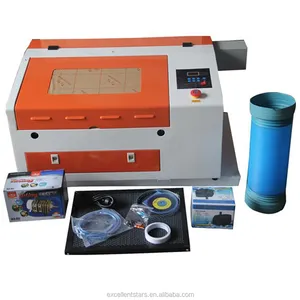 TS3040 CO2 Laser Engraving Machine support up and down honeycomb table with laser cutting machine Free Shipping