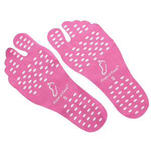 Pies Descalzos suelas palo pies almohadillas de pie almohadilla adhesiva etiqueta engomada de Stick-en plantas Nakefit Invisible impermeable <span class=keywords><strong>Anti</strong></span>- Slip playa - Product Image 1