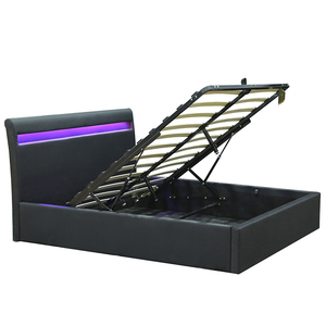 Miễn Phí Mẫu Queen Size Nền Tảng Giường Với Lưu Trữ King Twin Bên Dưới - Product Image 3