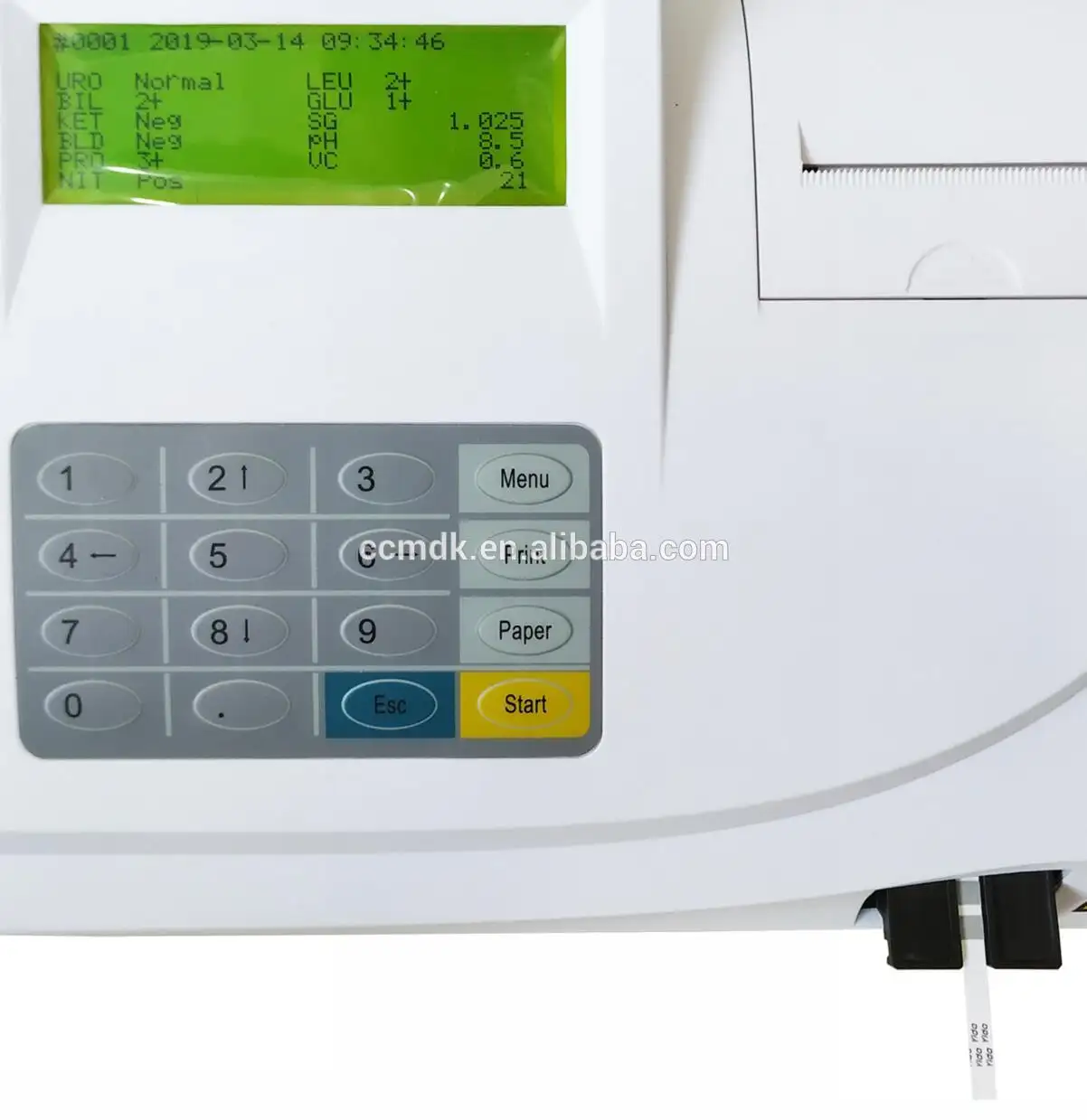 Klinische Semi-Automatische Urinalysis Reader Urinalysis Urine Analyzer Machine