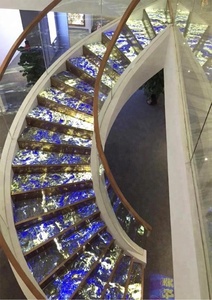 Marche intérieure en pierre de marbre naturelle, design d'<span class=keywords><strong>escalier</strong></span>, livraison gratuite - Product Image 2