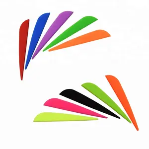 Tiro con arco flecha de plástico paletas racionalizar forma flechas