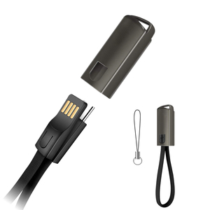 LAIMODA 하이 퀄리티 2.4A 미니 휴대용 키체인 짧은 Type-C 충전 동기화 데이터 나일론 브레이드 코드 데이터 케이블 USB C 충전기 - Product Image 5