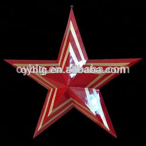 Big Size Fiberglass Decorative Ceiling <strong>Hanging</strong> <strong>Stars</strong> for Christmas Decoration - Product Image 4