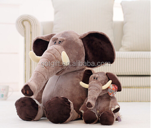 Moda niños sala de cama decoración almohada elefante de peluche de juguete al por mayor - Product Image 3