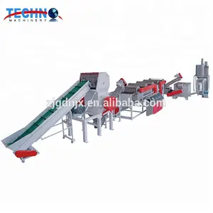 Waste Plastic PET bottle, milk carton, HDPE, LDPE,PVC,PS, PP film crushing and washing recycling machines line plant