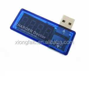 Цифровой USB-тестер напряжения, измеритель напряжения и силы тока для мобильных устройств, с зарядным устройством Mini USB, доктор, вольтметр, амперметр