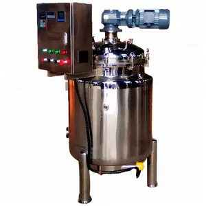 100 liter stainless steel electric heating jacketed reactor