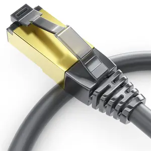 1M 2000M Hz Ethernet Terlindung Kabel Serat Optik Cat8 Jaringan Kabel Tester Lan RJ45 F/Ftp