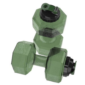 Bouteille isotherme 2,2 l en forme de haltère, pour la musculation, produits de sport, pour gymnastique et fitness - Product Image 2