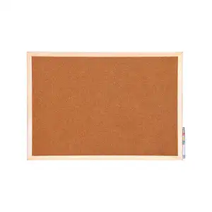 High Quality Multi-function Bulletin Cork Board with MDF Frame For School/Home