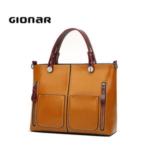 Borsa a Mano in Vera Pelle di Alta Qualità per <span class=keywords><strong>Donna</strong></span>, Stile Classico Britannico, <span class=keywords><strong>Marca</strong></span> di Design - Product Image 2