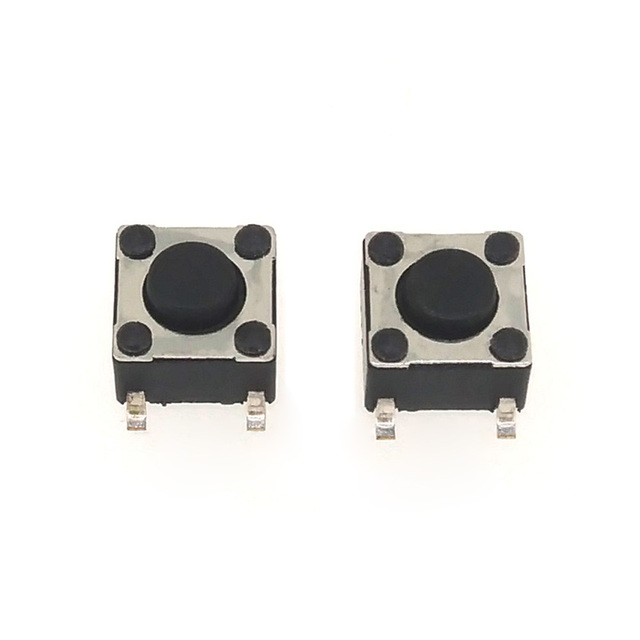 Mini SMD Electronics 4.5x4.5mm NO Tact Switch with Different Height Choice