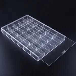 Clear Acrylic plexiglass model car display box rack jewelry display box