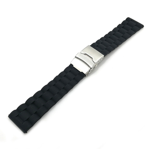 Correas de Reloj de Silicona de 20mm <span class=keywords><strong>22mm</strong></span> con 3 Cuentas, Multicolores, con Logotipo Personalizado, a la Moda - Product Image 5