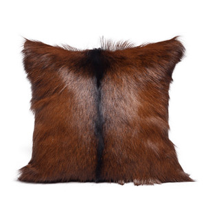 Doğal renk kürk yastık keçi kürk yastık - Product Image 1