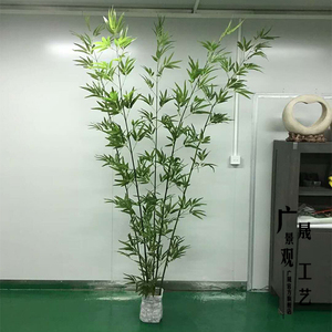 Customized Green <strong>Bamboo</strong> Poles Plastic Leaves <strong>Artificial</strong> <strong>Plants</strong> for Garden Outdoor Indoor Decoration - Product Image 6