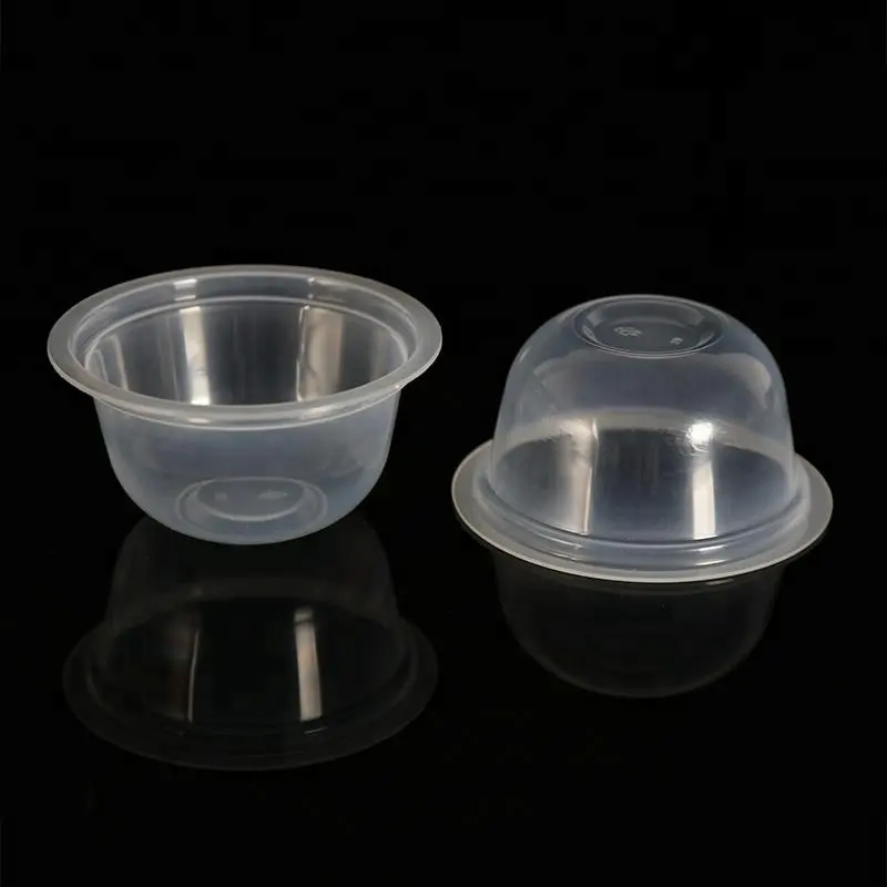 145Ml Pp Wegwerp Clear Plastic Mini Jelly Pudding Cups Seal