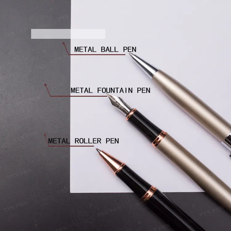 TTX эксклюзивный дизайн, роскошная шариковая ручка с золотым резьбовым металлическим стержнем, ручка для VIP-гостей, подарок
