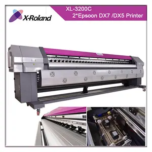 Preço barato 3.2m ao ar livre máquina de impressão digital flex banner, X-roland dx7 da cabeça de impressão de impressora eco solvente