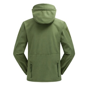 Jaket pria luar ruangan tahan air Softshell jaket taktis kamuflase jaket tempur mantel Hoody untuk musim dingin musim gugur - Product Image 3