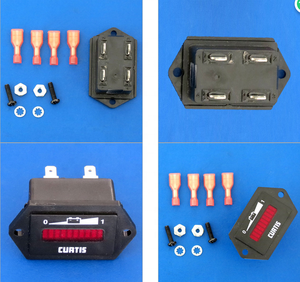 Bộ Sạc/Ngắt Pin Kỹ Thuật Số Curtis 12/24/36/48 Volt Chỉ Báo Đồng Hồ Đo Trạng Thái - Product Image 3