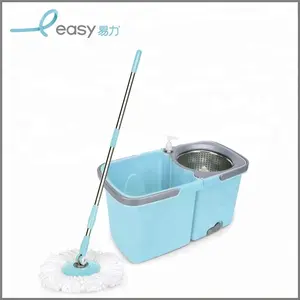 2024 New Arrival Clean Water Mop Commercial Cleaning Supplies double rotating mop with bucket