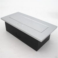 Prise de courant escamotable en alliage d'aluminium pour bureau, prise de courant de réunion, prise intelligente standard pour bureau, charge de table pour bureau et maison