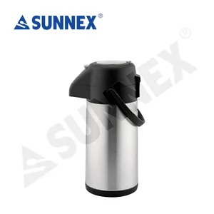 Sunnex New Design Stainless Steel Water Bottle Double Walled Vacuum Insulated Jug Tea Coffee Jug
