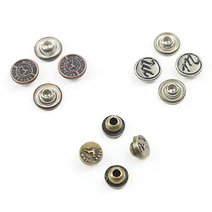 Good Price Jeans Rivets Factory Supplier Direct Supply Gold Silver Antique Brass Custom Metal Denim Jeans Rivet