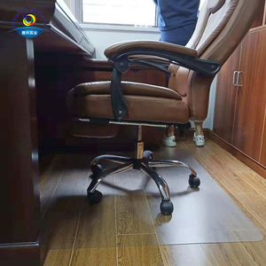 PVC de madera silla Mat de calidad fuerte <span class=keywords><strong>transparente</strong></span> <span class=keywords><strong>Protector</strong></span> de piso - Product Image 2