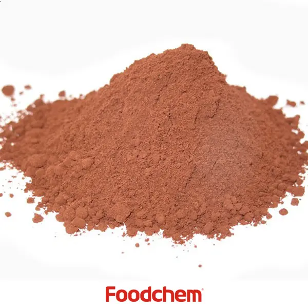 Необработанный органический какао-порошок с низким содержанием жира