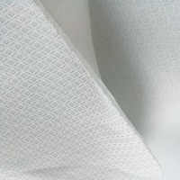Tissu de doublure en maille 3D respirant 100 % polyester, résistant à l'eau et ignifuge, à mailles hexagonales, fourni directement par l'usine