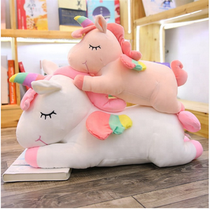 Personalizzazione carino <span class=keywords><strong>unicorno</strong></span> sdraiato peluche <span class=keywords><strong>cuscino</strong></span> giocattolo per il resto imbottito <span class=keywords><strong>cuscino</strong></span> <span class=keywords><strong>unicorno</strong></span> come regalo per ragazza - Product Image 2