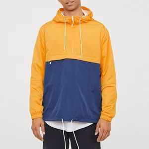 OHMYJUST Personalizzato di Alta streetwear blocco di colore giacca a vento con cappuccio giacca