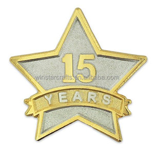 Dongguan promozione personalizzata distintivo stella spilla in metallo vestito - Product Image 5