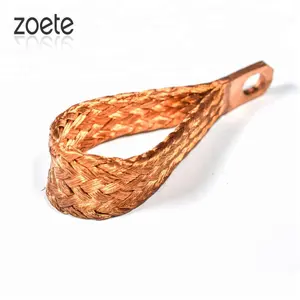 zoete electrical grounding strap copper braid wire connector