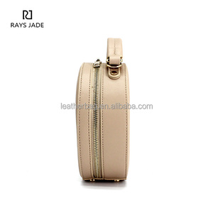 Bolsos de Diseñador de Marcas Famosas, Bolso Redondo Pequeño para Mujer, Bolso Bandolera de Un Solo Hombro, Bolsos de Mano de Cuero Genuino Personalizados para Mujer - Product Image 3