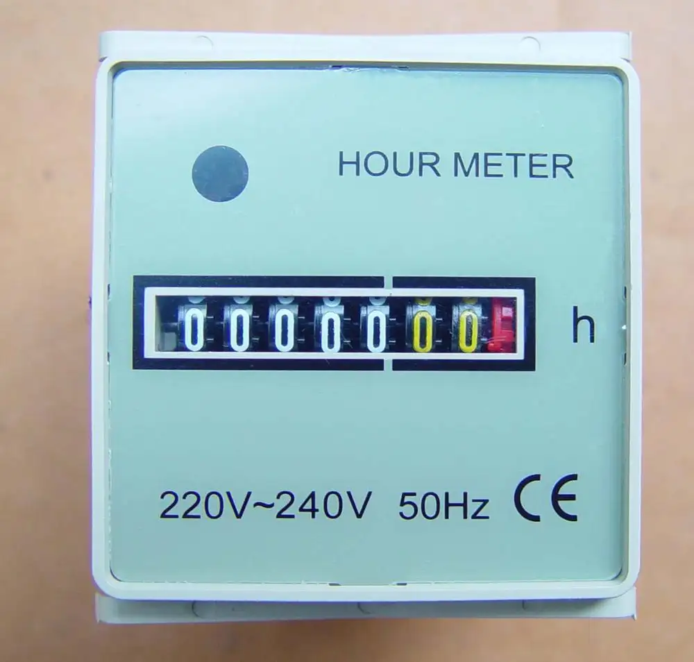 OEM Mechanical Timer AC 220V-AC 240V 50Hz CE Hour Meter Time Timer