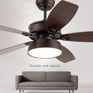 Ventilador de techo eléctrico del interruptor de control de velocidad de alta calidad del diseño simple con la luz llevada - Product Image 6