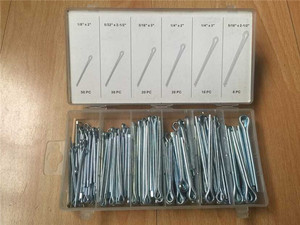 Hannor 144 unids perno de pasador de chaveta Kit de Hardware Cotter Pin tornillo surtido W-8012 - Product Image 1