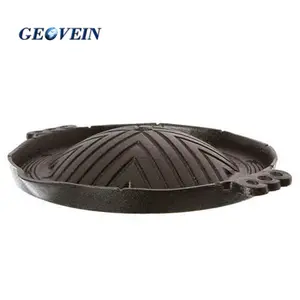 As seen on tv 2020 Dia11'' Cast Iron cookware korean pan grill for BBQ