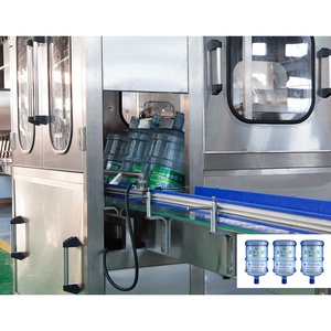 5 Gallon Waterfles Wassen Afdekverpakkingsmachine/Drinkzuivere Waterfabriek/Wasmachine - Product Image 3