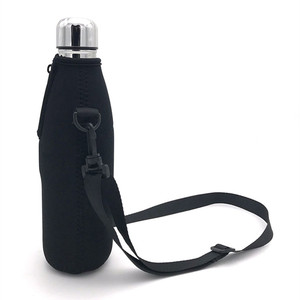 Refroidisseur <span class=keywords><strong>de</strong></span> <span class=keywords><strong>bouteille</strong></span> <span class=keywords><strong>d</strong></span>'<span class=keywords><strong>eau</strong></span> isolé en néoprène <span class=keywords><strong>de</strong></span> 17 oz recyclable avec sac à fermeture éclair bandoulière porte-manchon isolé caractéristique lavable - Product Image 2