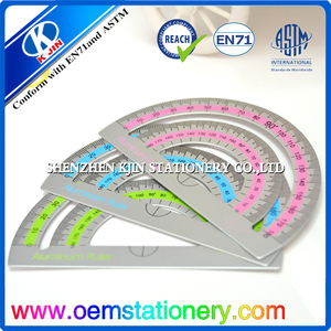 Offre Spéciale rapporteur numérique en aluminium transparent à 180 degrés pour l'enseignement et le <span class=keywords><strong>dessin</strong></span> <span class=keywords><strong>mathématique</strong></span> des étudiants - Product Image 5