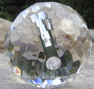 Bola de cristal 20mm 40mm 60mm 80mm 100mm, bolas de vidro oco com furo - Product Image 2