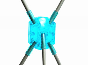 مرنة البسيطة X حامل شعارات صغيرة وخفيفة الجدول X-موقف - Product Image 6