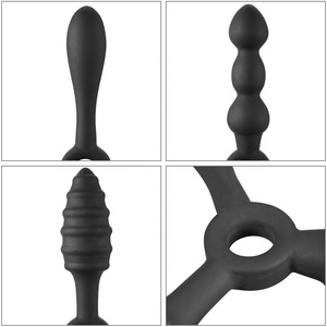 Siliconen thong heren ondergoed met g string trainer triple <span class=keywords><strong>butt</strong></span> Anaal <span class=keywords><strong>Plug</strong></span>